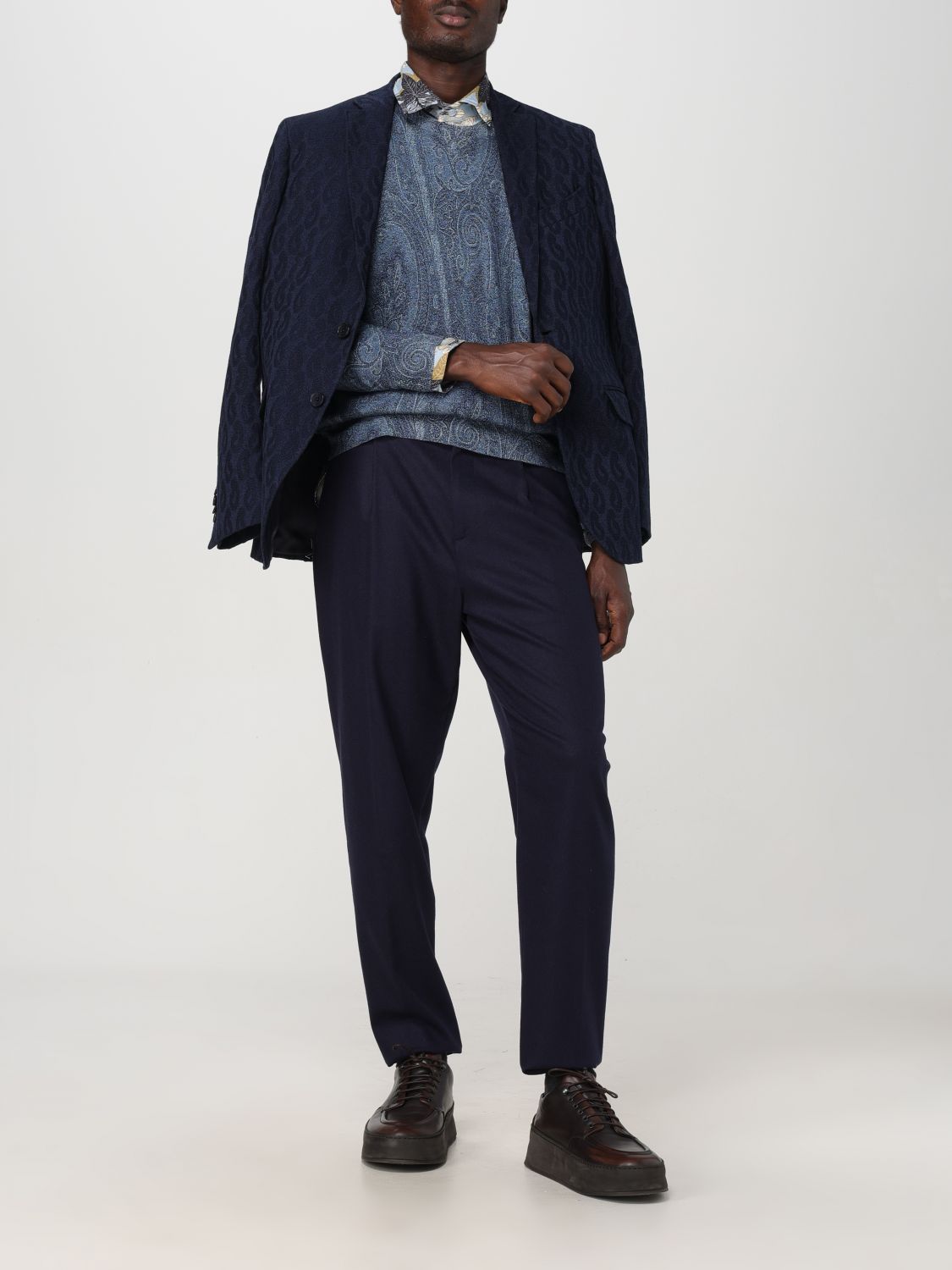 Cotton blazer - Blue