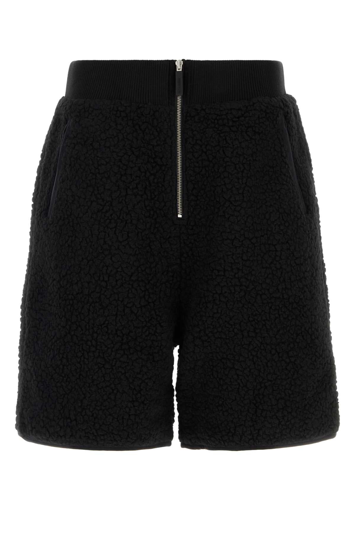 Short Bermuda Shorts — Black