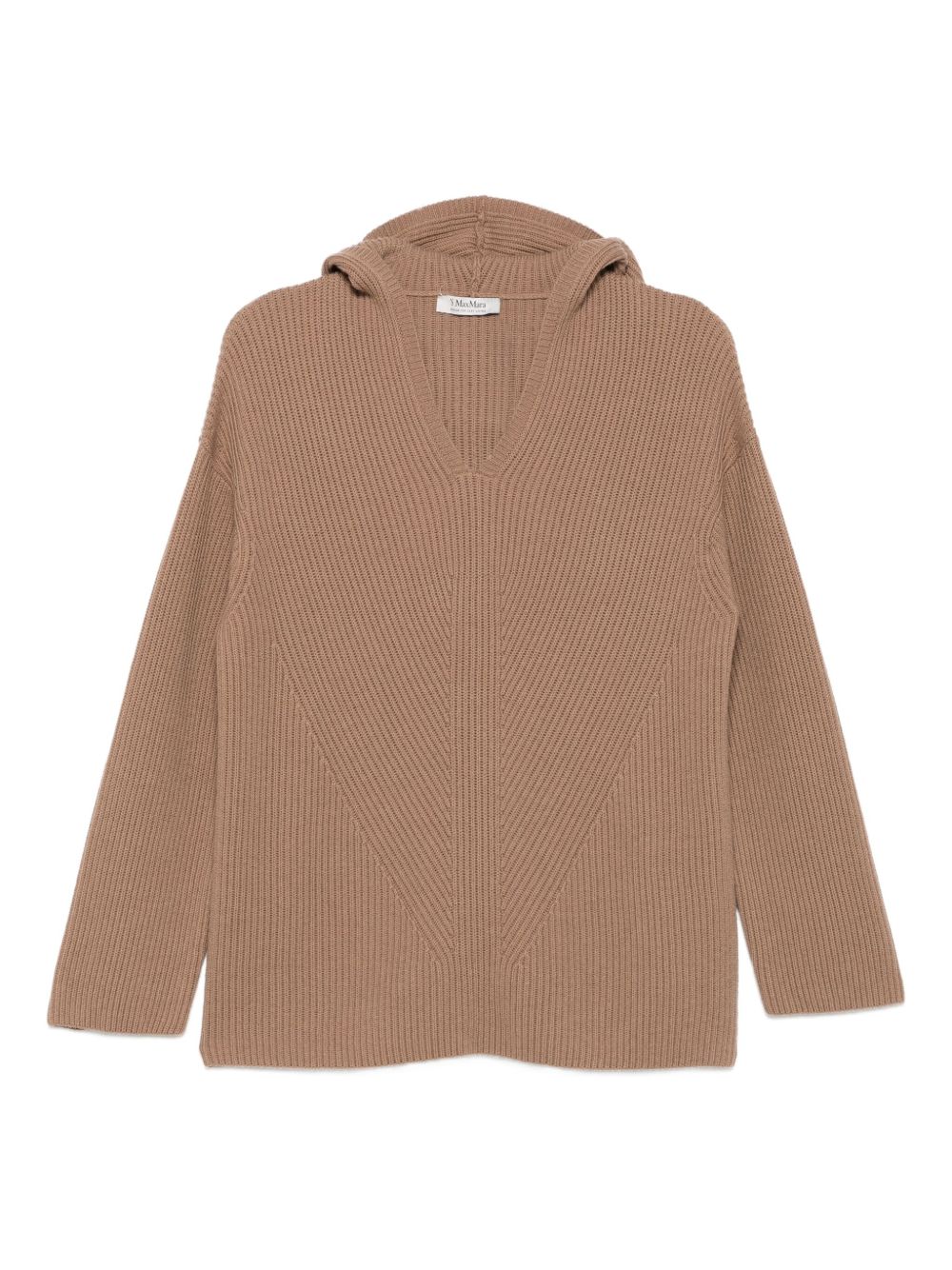 A-Line V-Neck Wool Sweatshirt - Size M