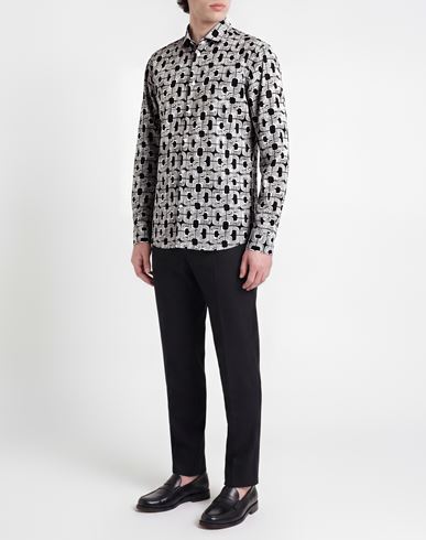 Man Shirt Black Size 15 ½ Cotton