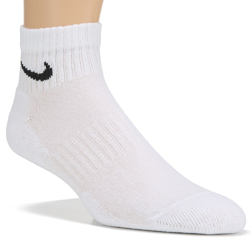 3 Pack Medium Everyday Cushion Ankle Socks (White)