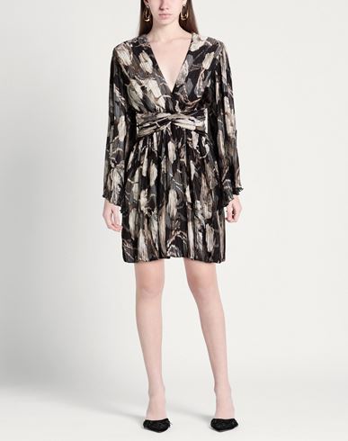 Woman Mini dress Black Size 8 Polyamide