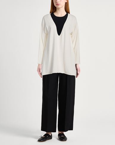 Alpha Studio Woman Sweater White Size ONESIZE Recycled wool, Viscose, Polyamide, Cashmere