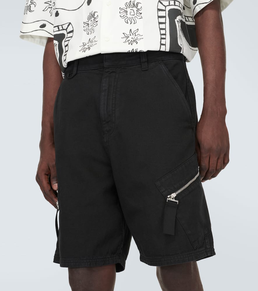 Le Short Marrone cotton cargo shorts