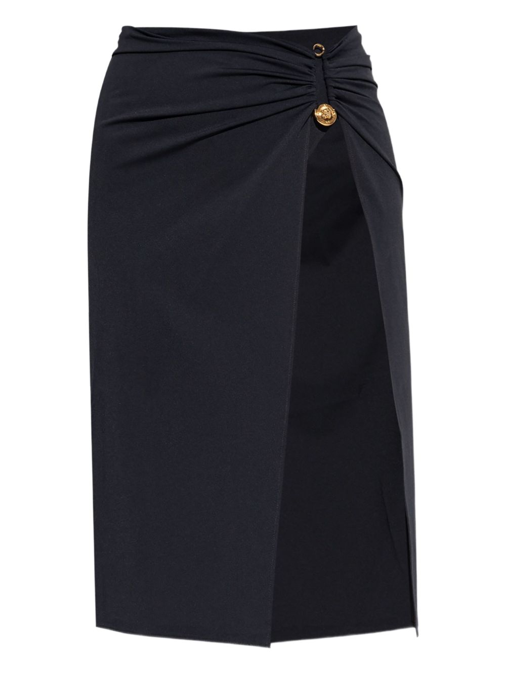 Versace Safety Pin beach cover-up - Black