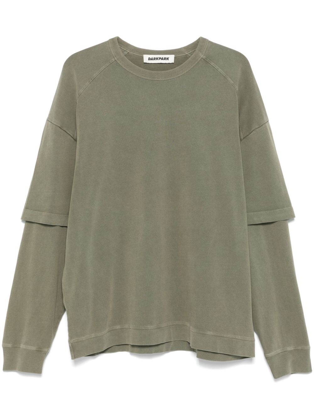 Theo layered-effect T-shirt - White