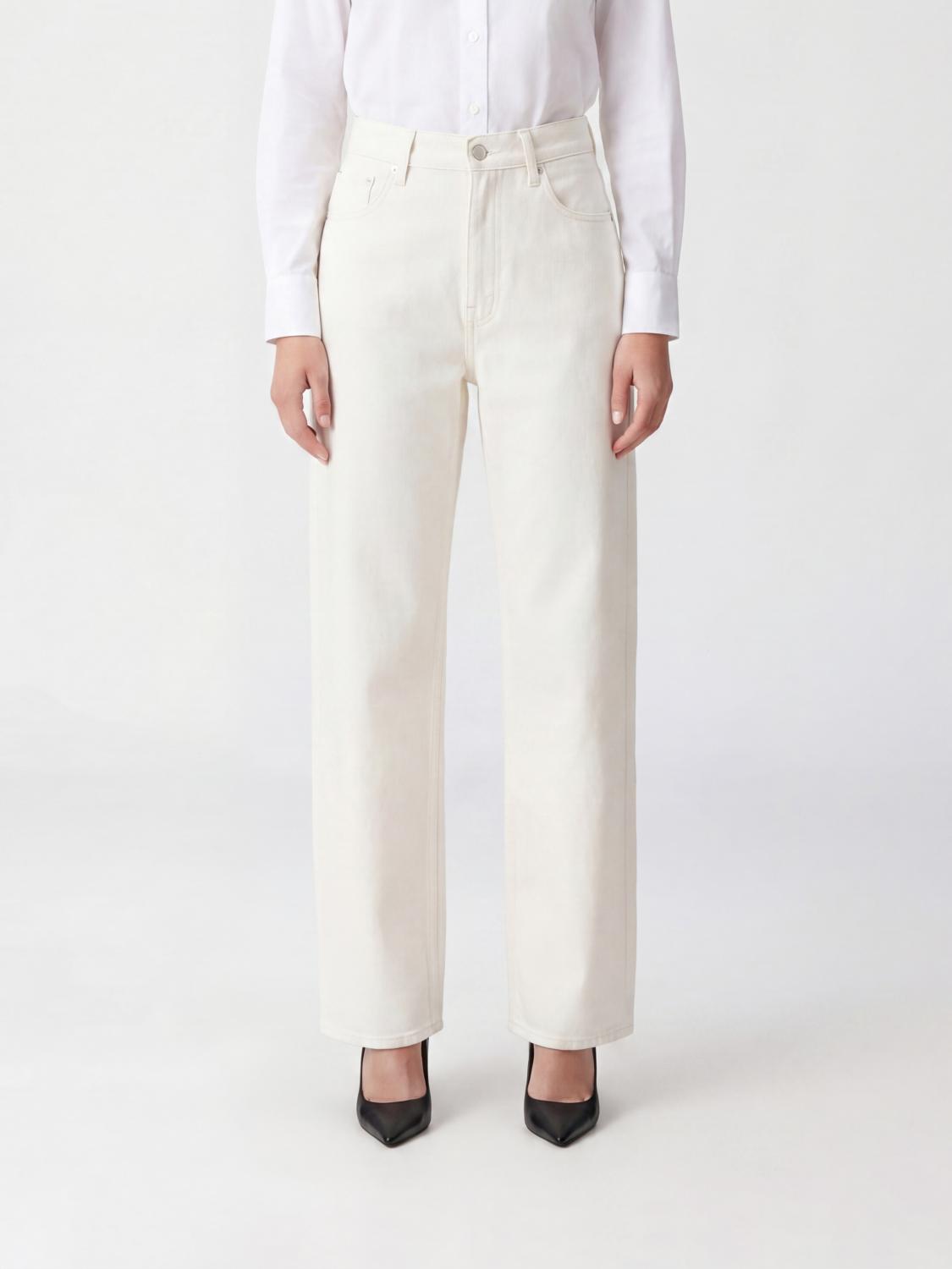 Jeans Woman color White