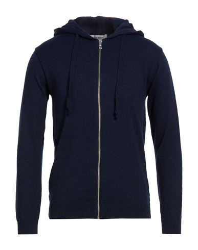 Man Cardigan Navy Size S Alpaca wool, Acrylic, Wool, Polyamide