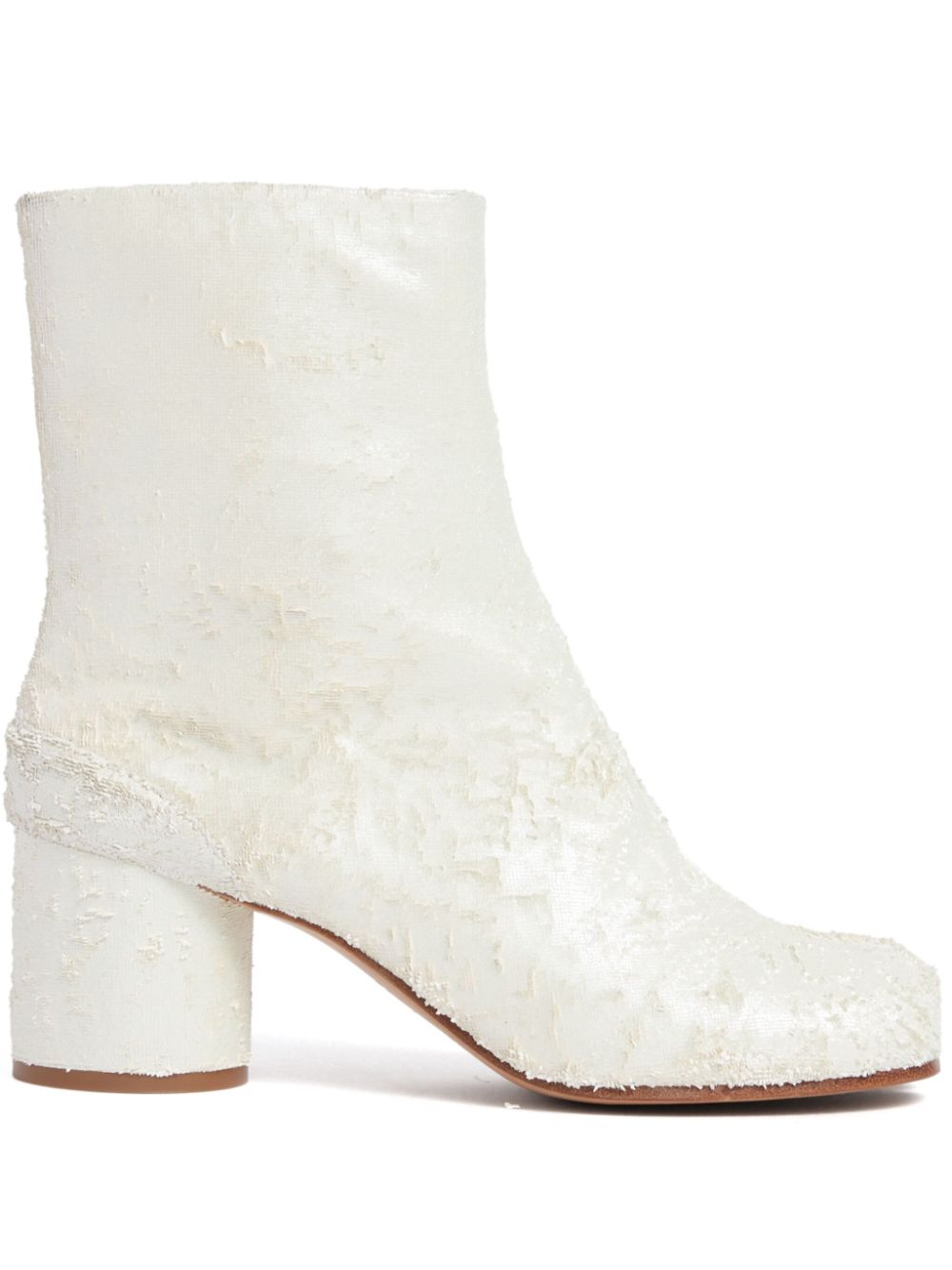 60mm Tabi ankle boots - White