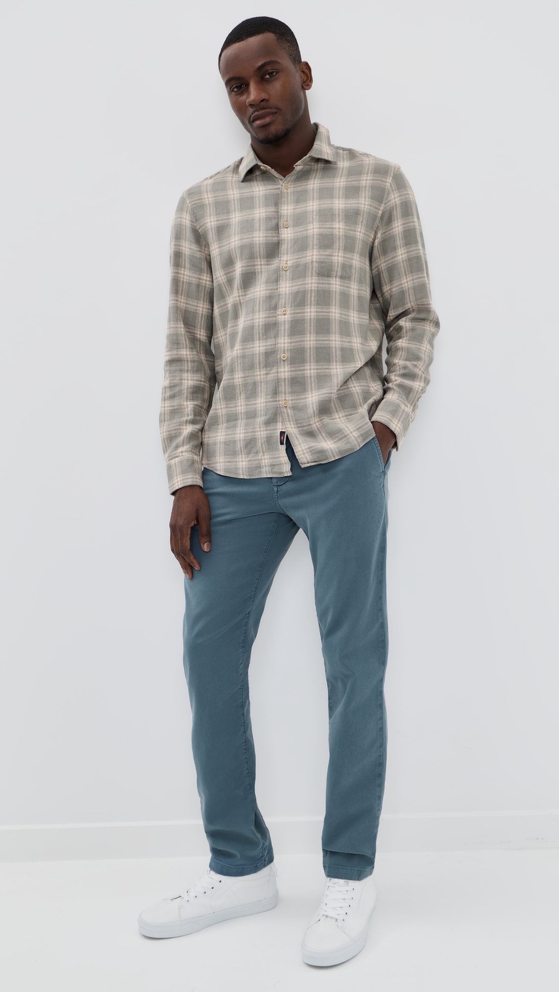 Hunting Island Shirt Shore Sage Plaid