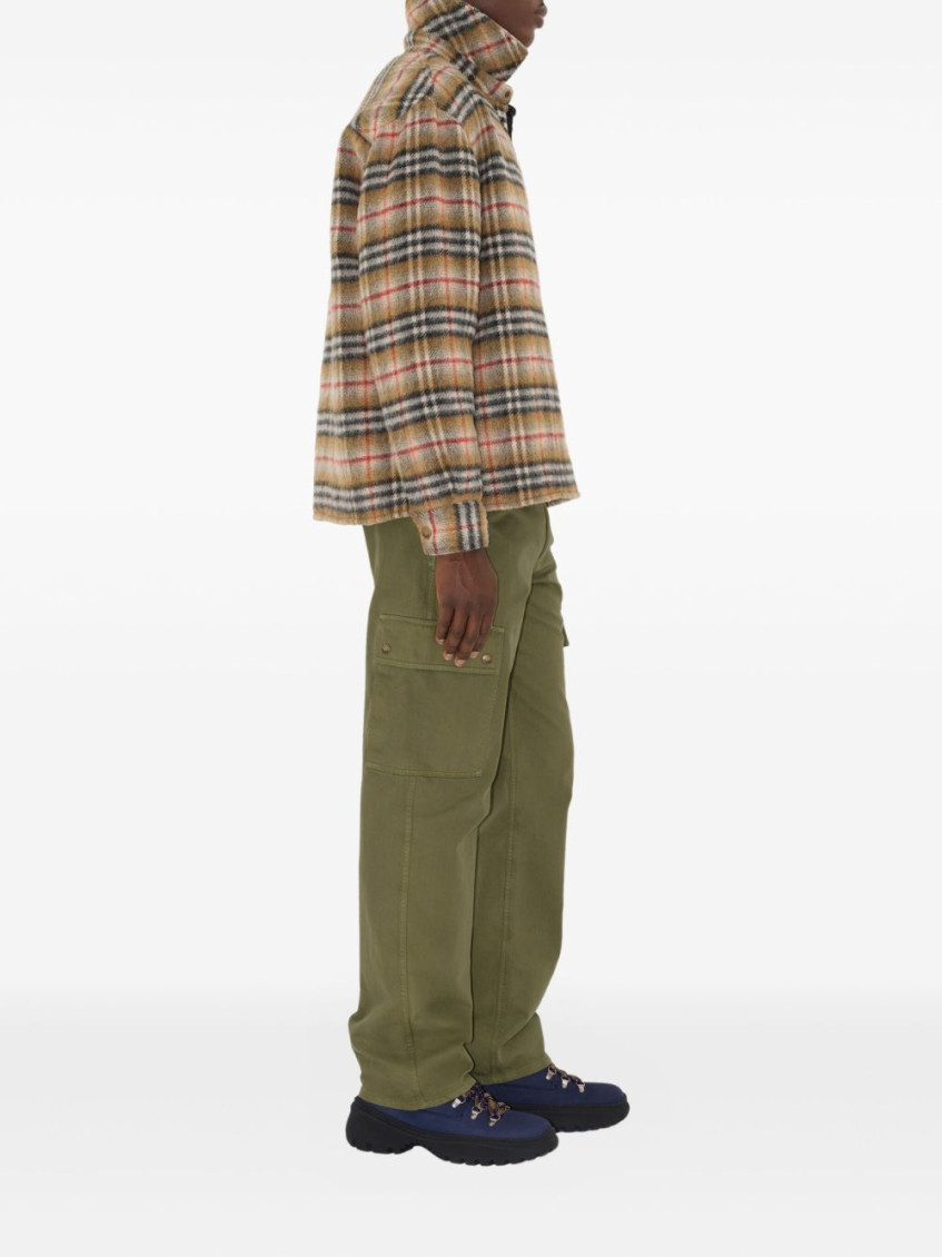 Check Wool Overshirt
