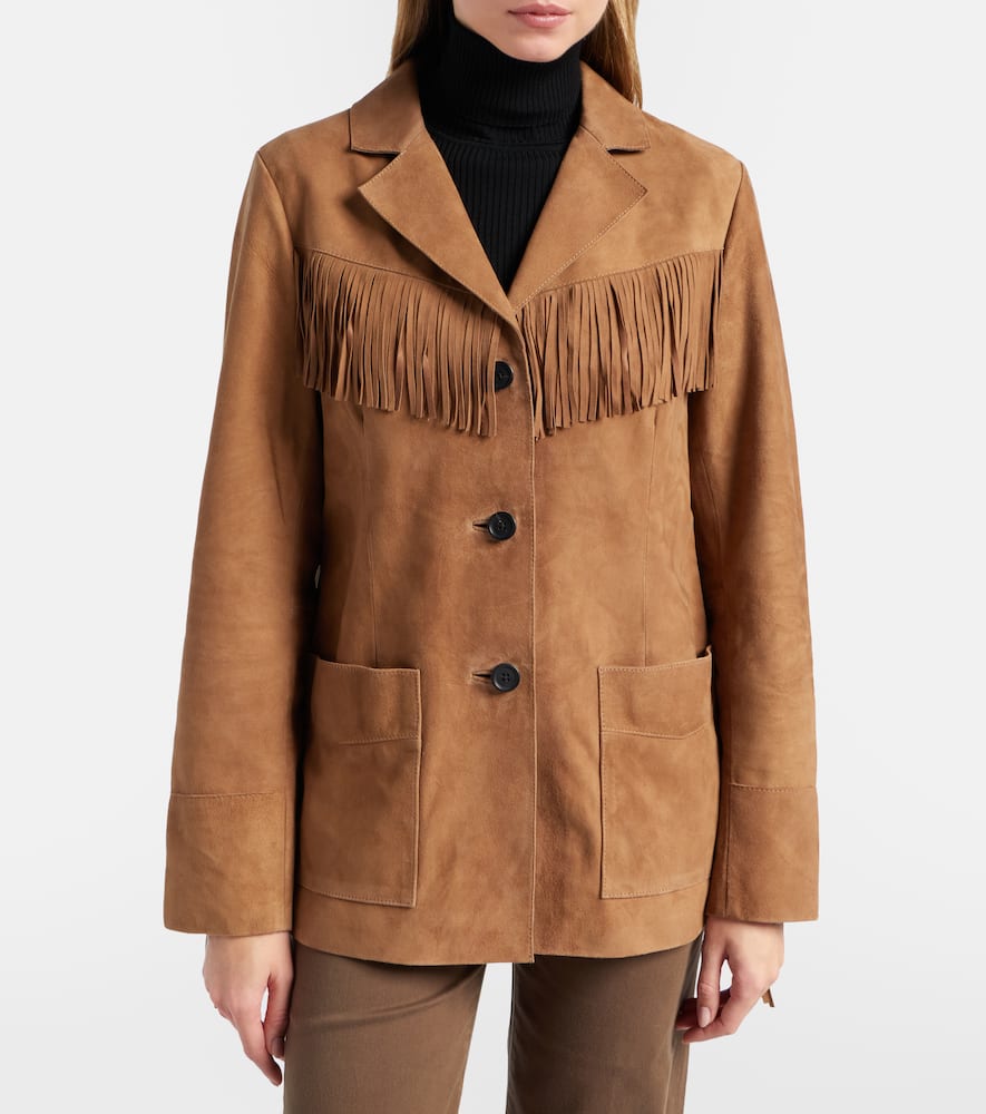 Fringed suede jacket
