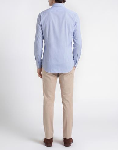 Man Shirt Light blue Size 18 Cotton