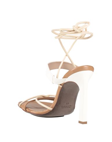 Woman Sandals Camel Size 10 Leather