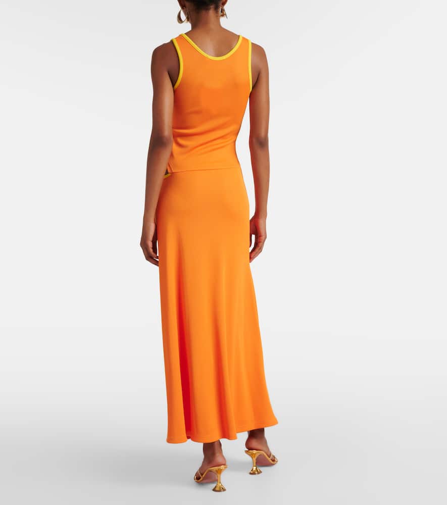 Open Twist maxi dress