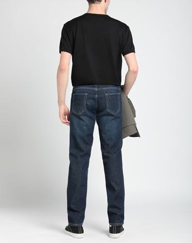 Man Jeans Blue Size 32 Cotton, Elastane