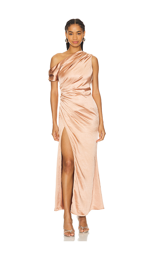ELLIATT Retreat Dress in Peach. M. Also in