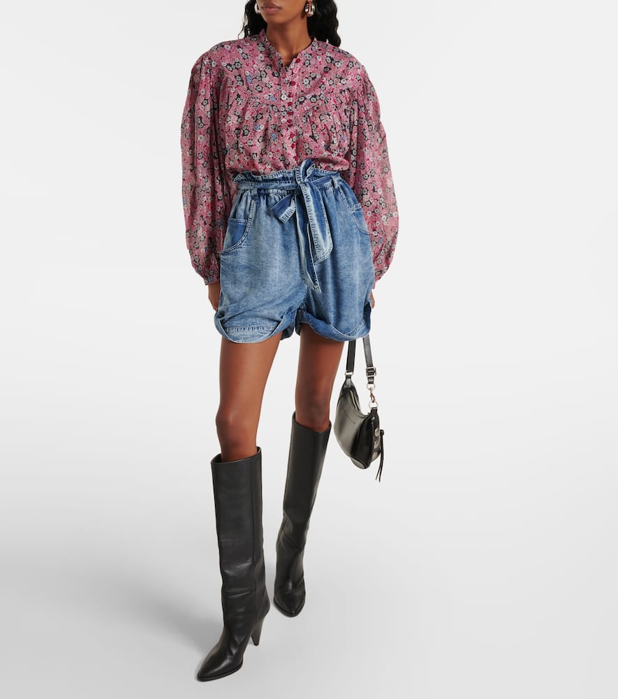 Pierine denim shorts