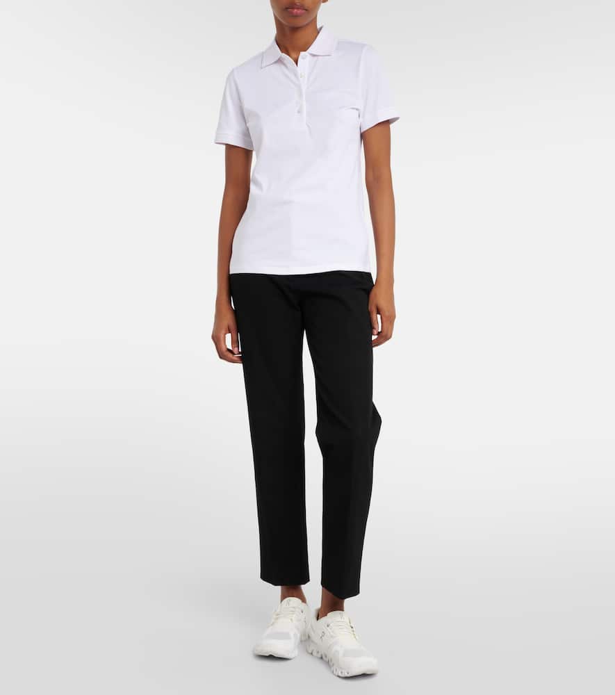 Fusalp Agathe cotton-blend polo shirt
