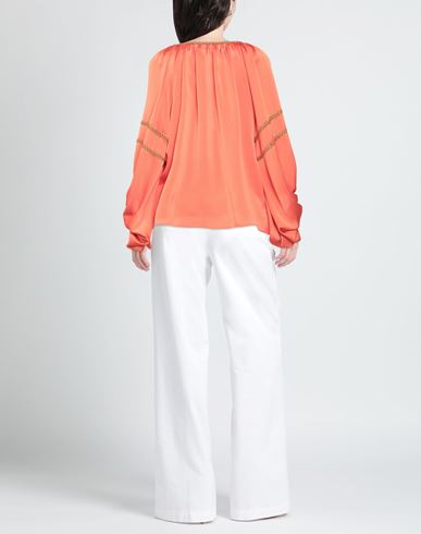 Woman Top Orange Size 10 Polyester