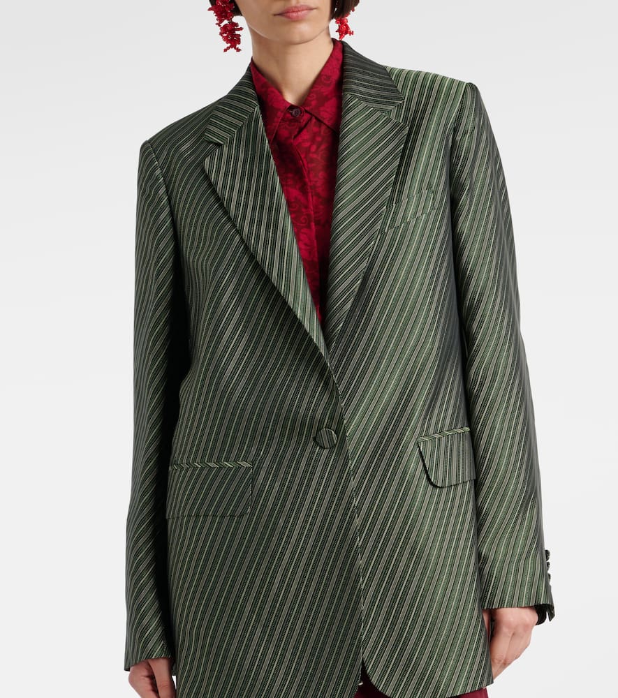 Striped blazer