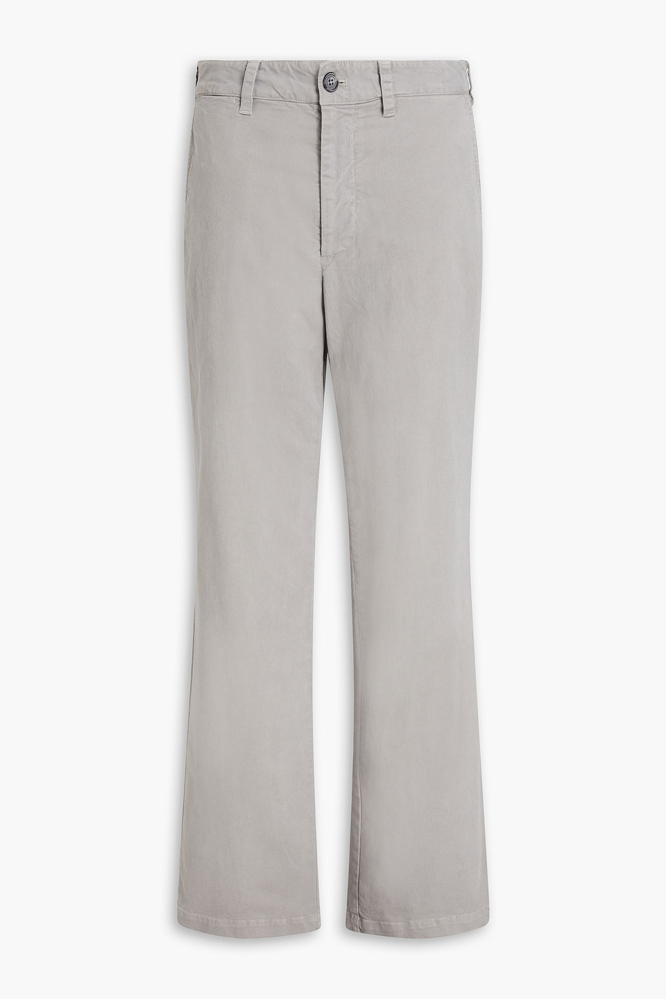 Elliot stretch-cotton twill straight-leg pants