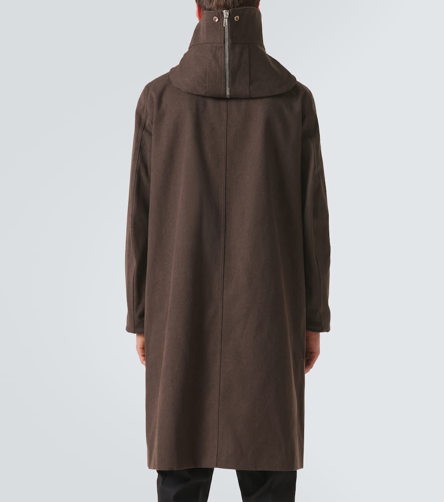 Oversized cotton coat