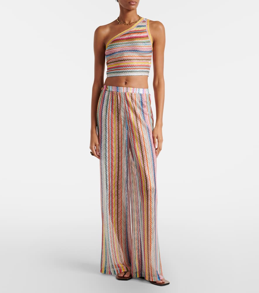 Zig Zag palazzo pants