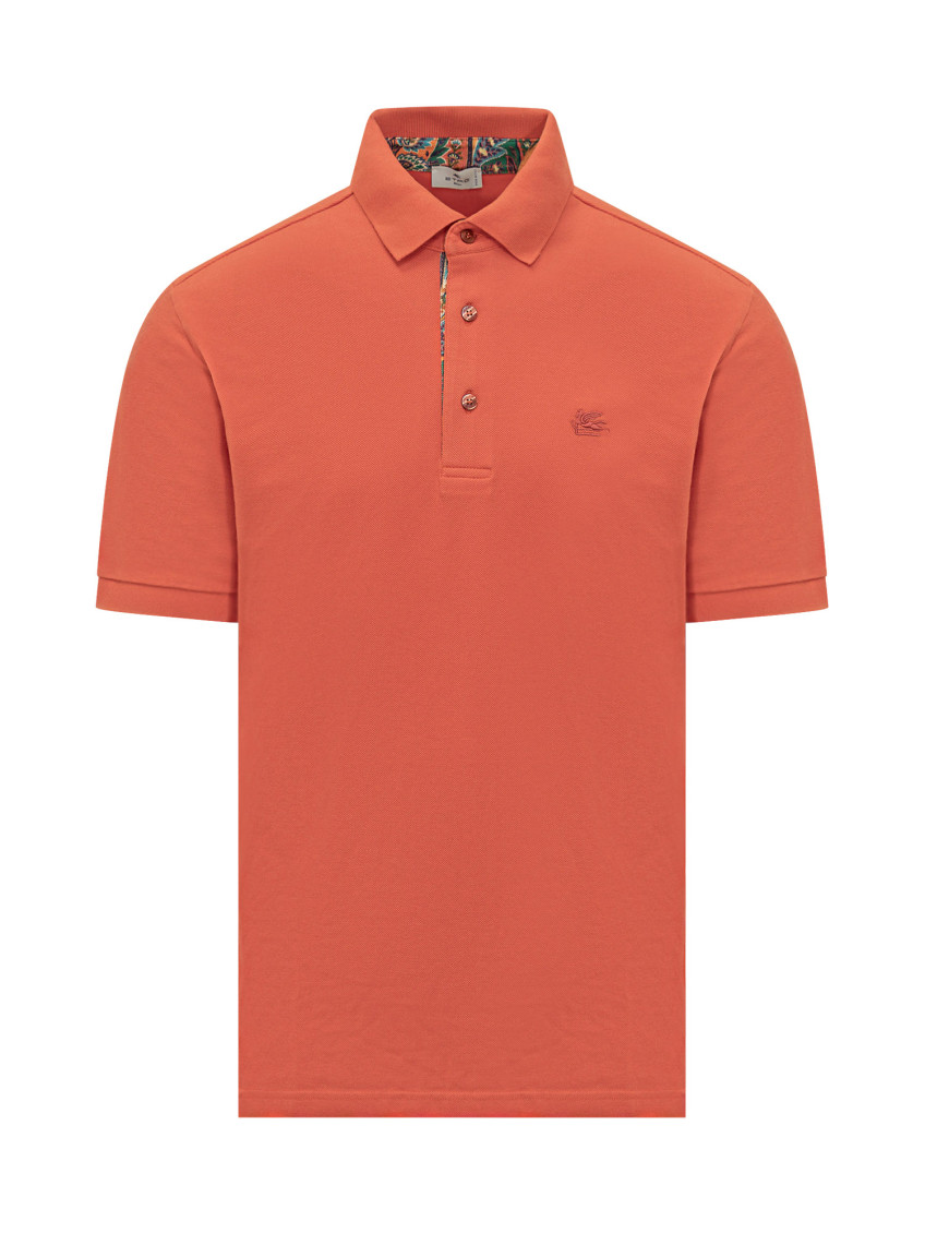 Etro - polo shirt short sleeves ribbed collar