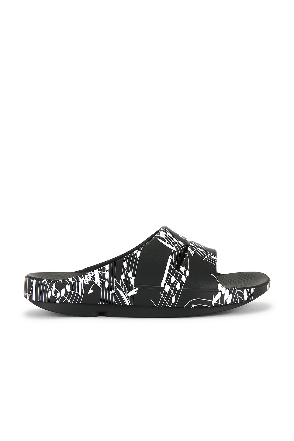 TAKAHIROMIYASHITA The Soloist x OFFOS Music Note Slide in Black