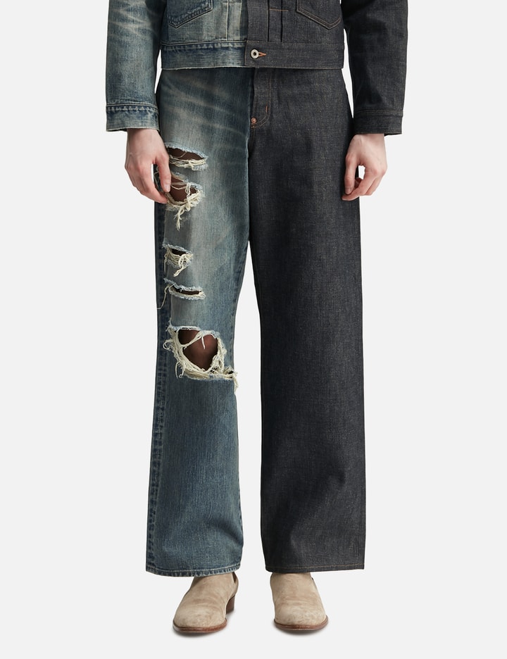 Half Aged Modern Denim Reguler Cut