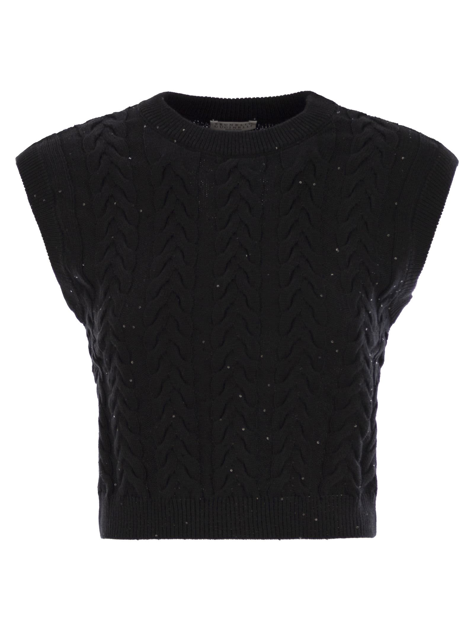 Dazzling vest - Black