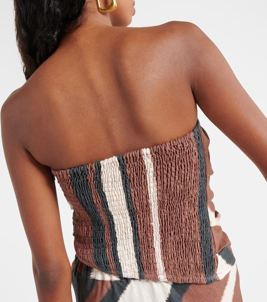 Faithfull Dalicenca striped linen maxi skirt
