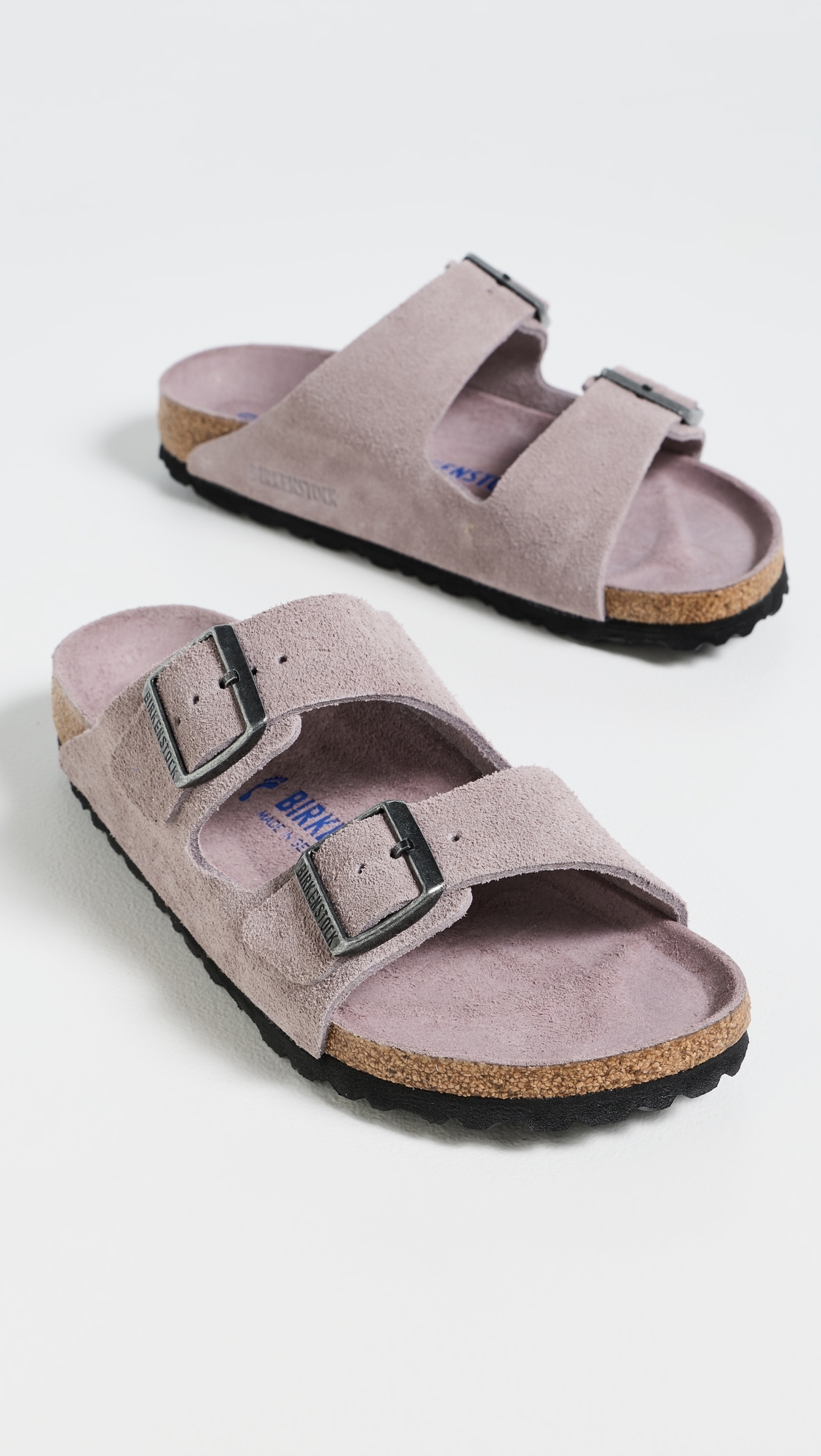 Arizona Soft Footbed Tonal Sandals Faded Purple