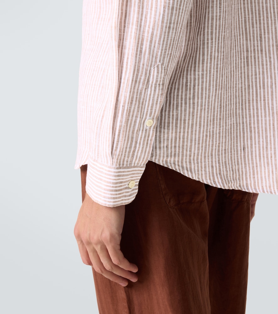 Telles striped linen shirt