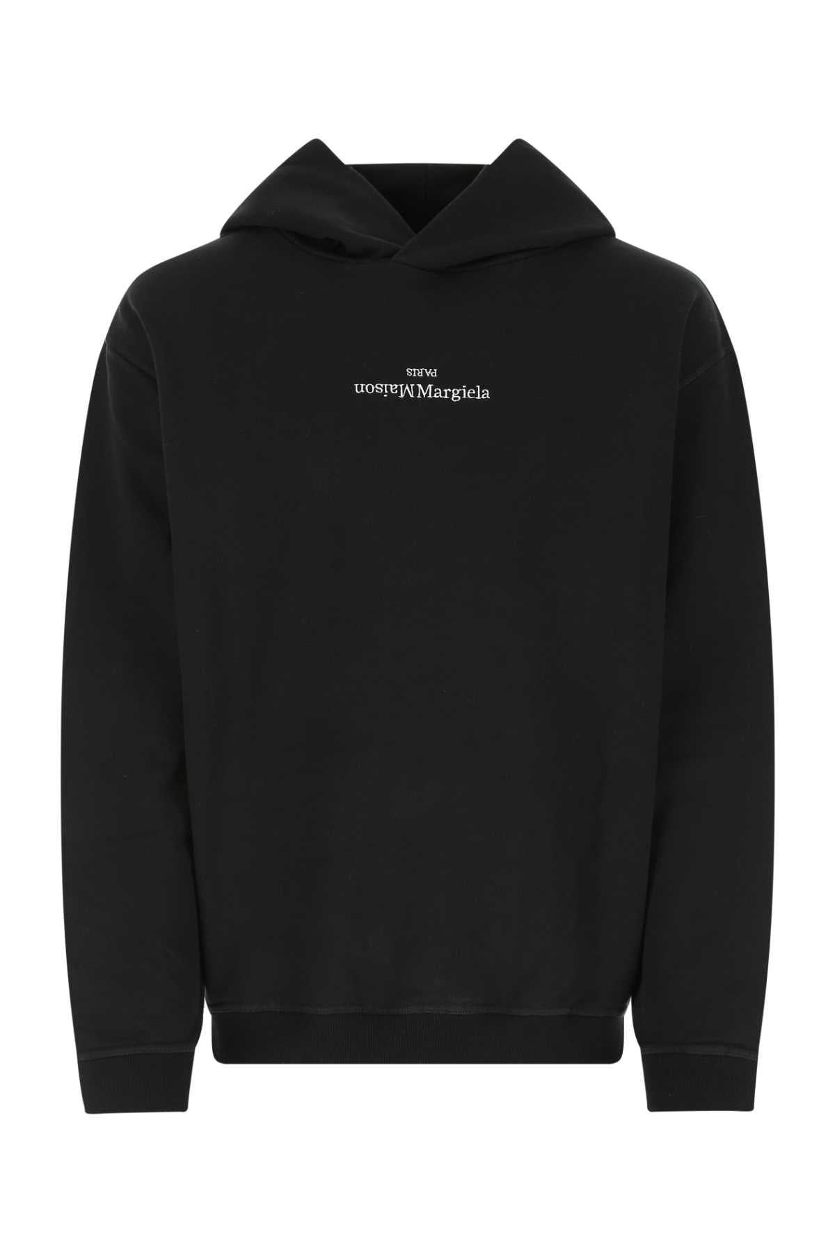 Oversize Cotton Sweatshirt — Black