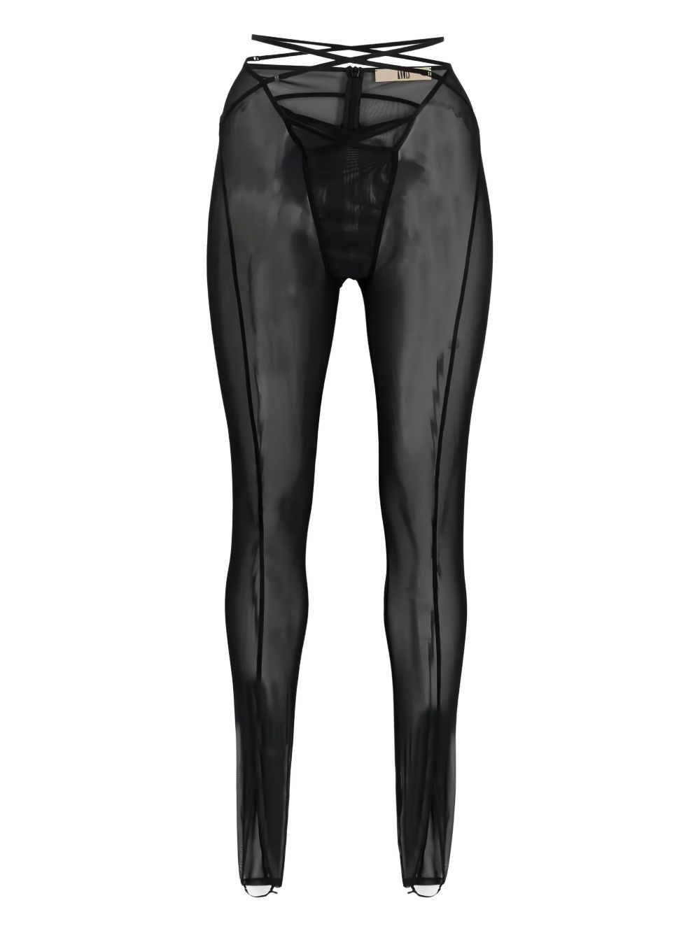 Sheer leggings - Black