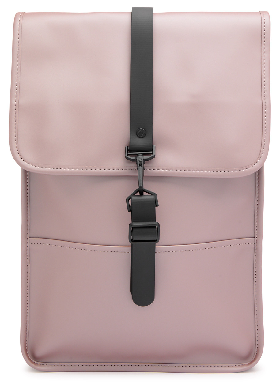 Mini Rubberised Backpack - Lilac