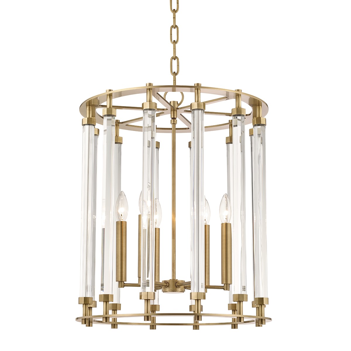 Aged Brass Lantern from the Haddon Collection
