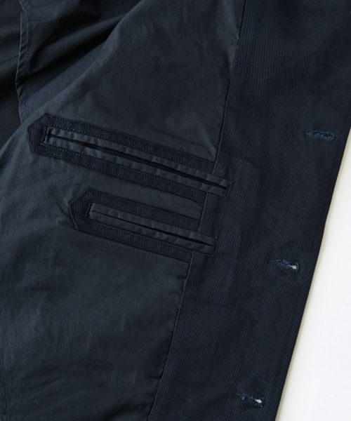 HIGH DENSITY COTTON CLASSIC 3BUTTON JACKET_NAVY