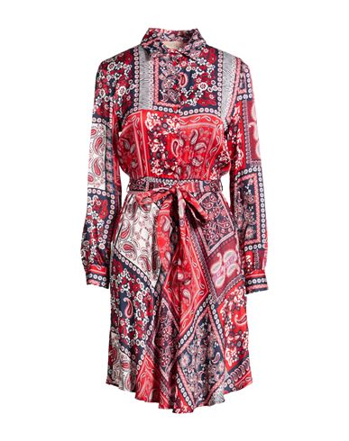Woman Mini dress Red Size 2 Viscose