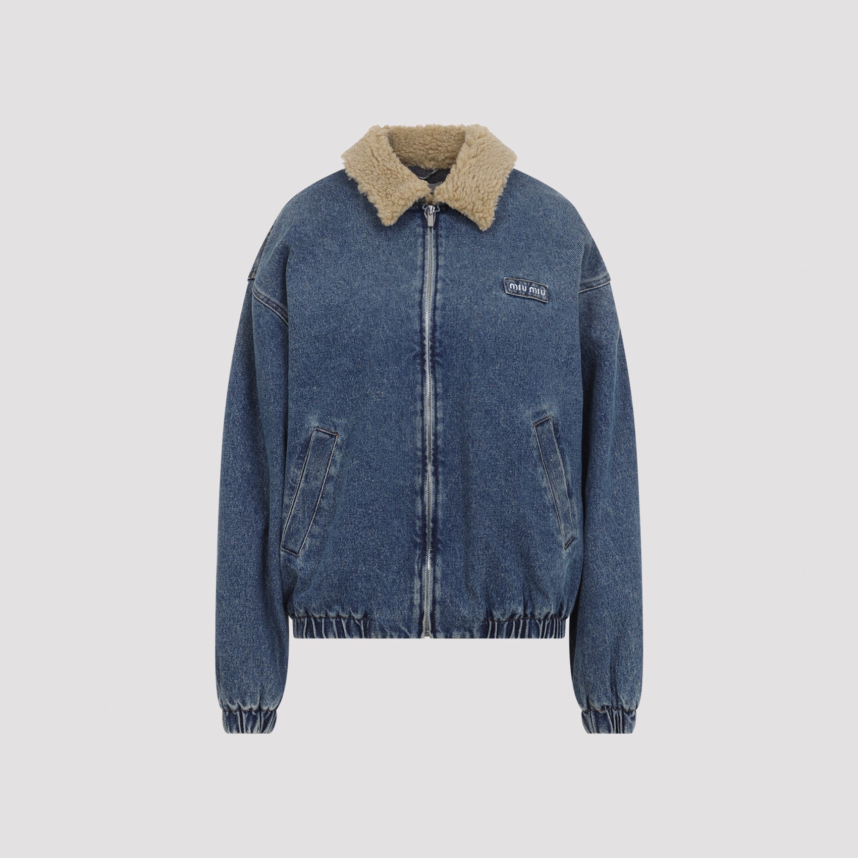 Cotton Bomber Blouson Jacket