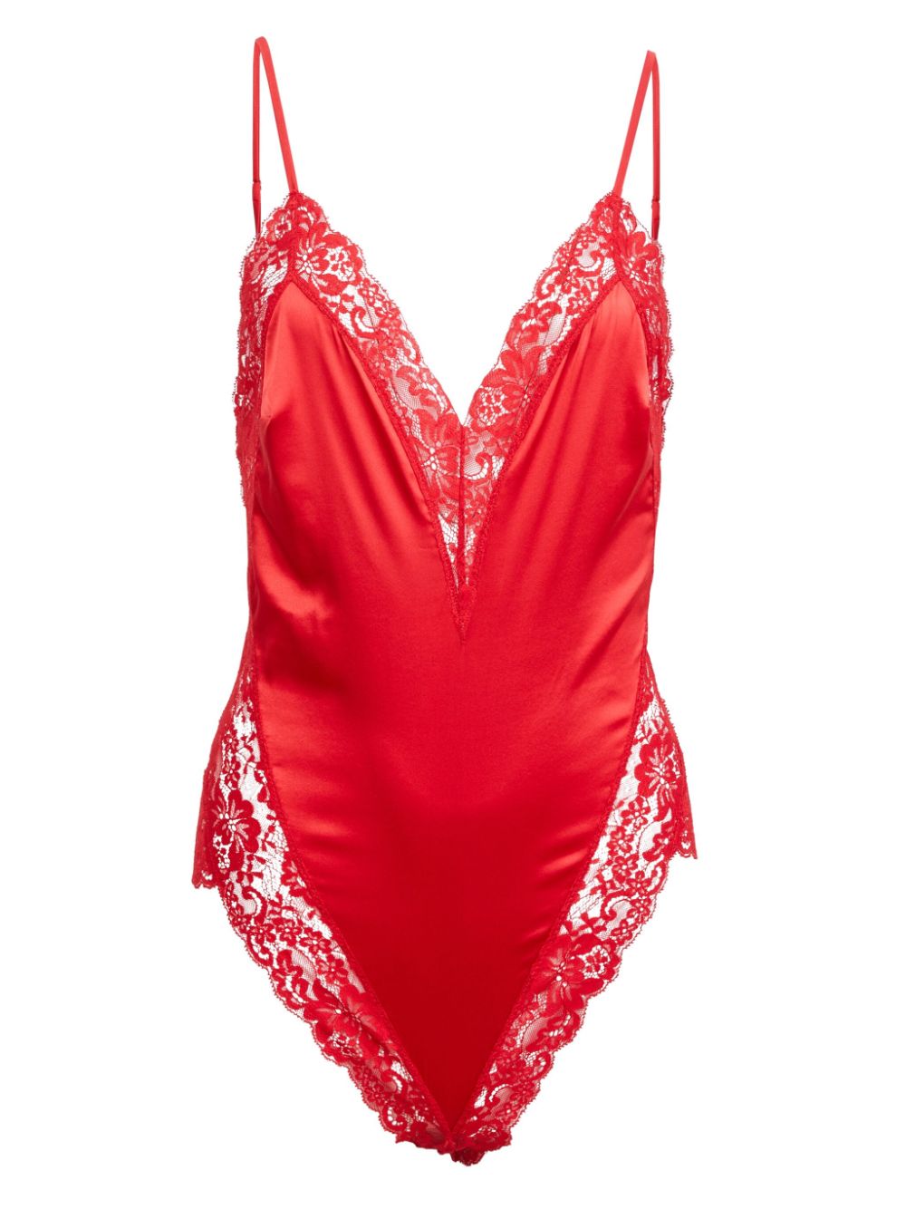 Venus lace teddy - Red