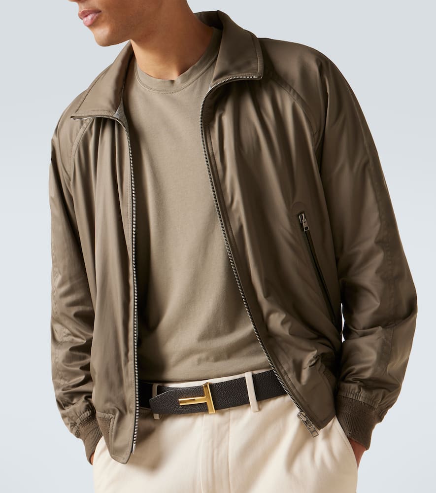 Technical blouson jacket