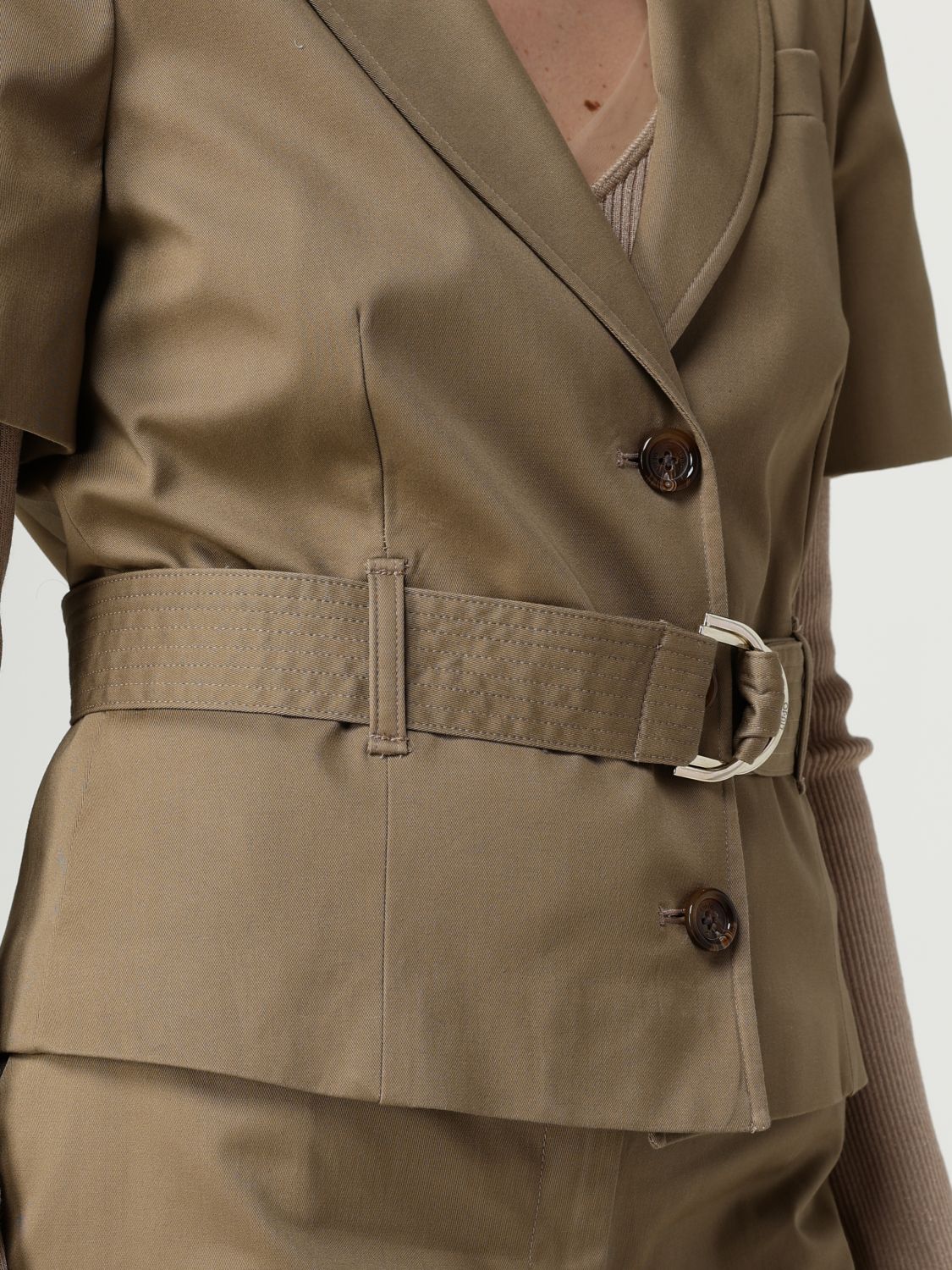 Jacket LIU JO Woman color Beige