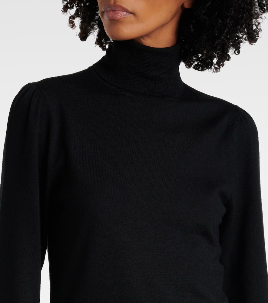 Wool turtleneck sweater