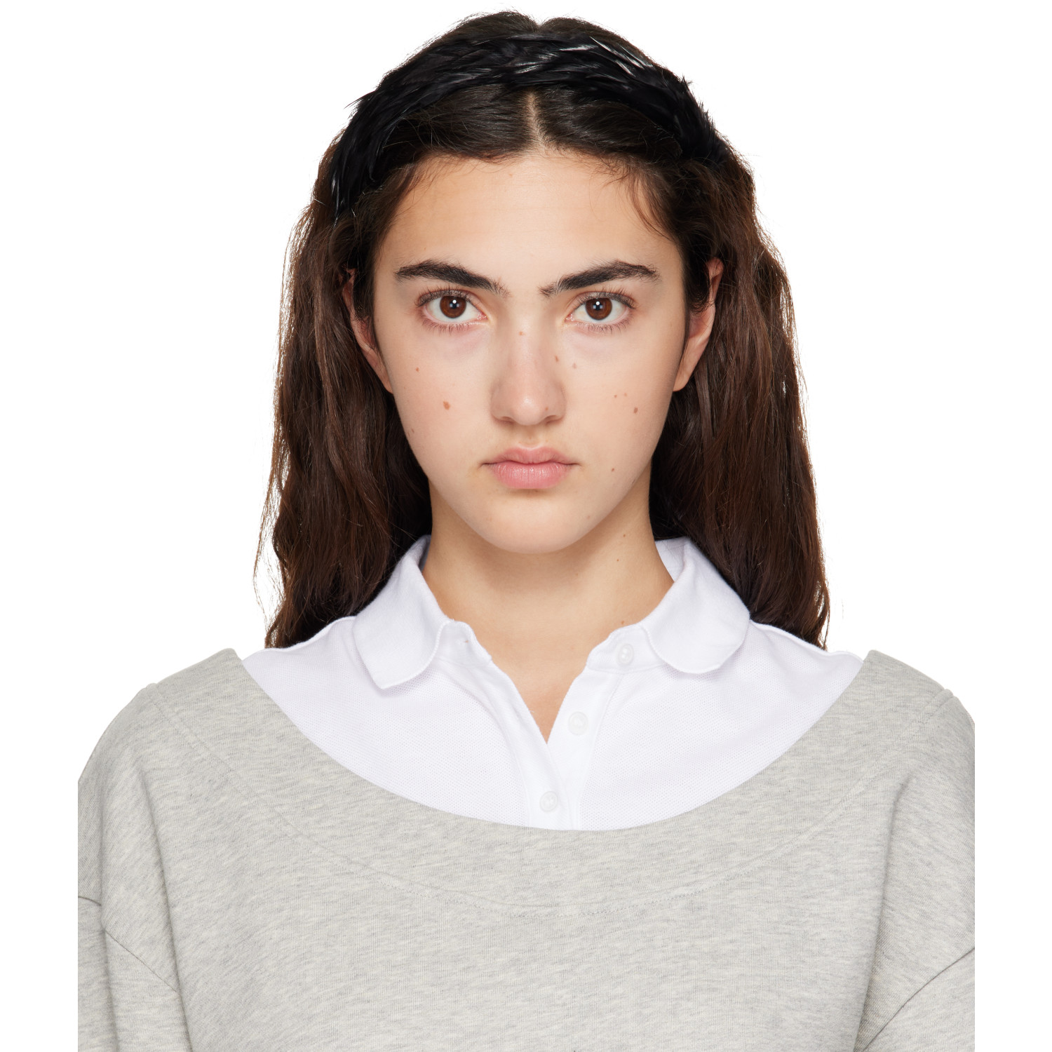 SSENSE Exclusive Black Feather Headband
