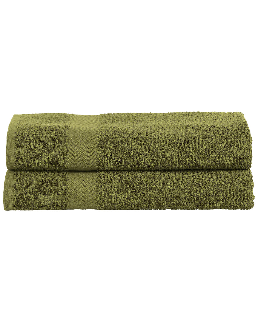 Superior Eco-Friendly Absorbent 2pc Bath Cotton Sheet Set