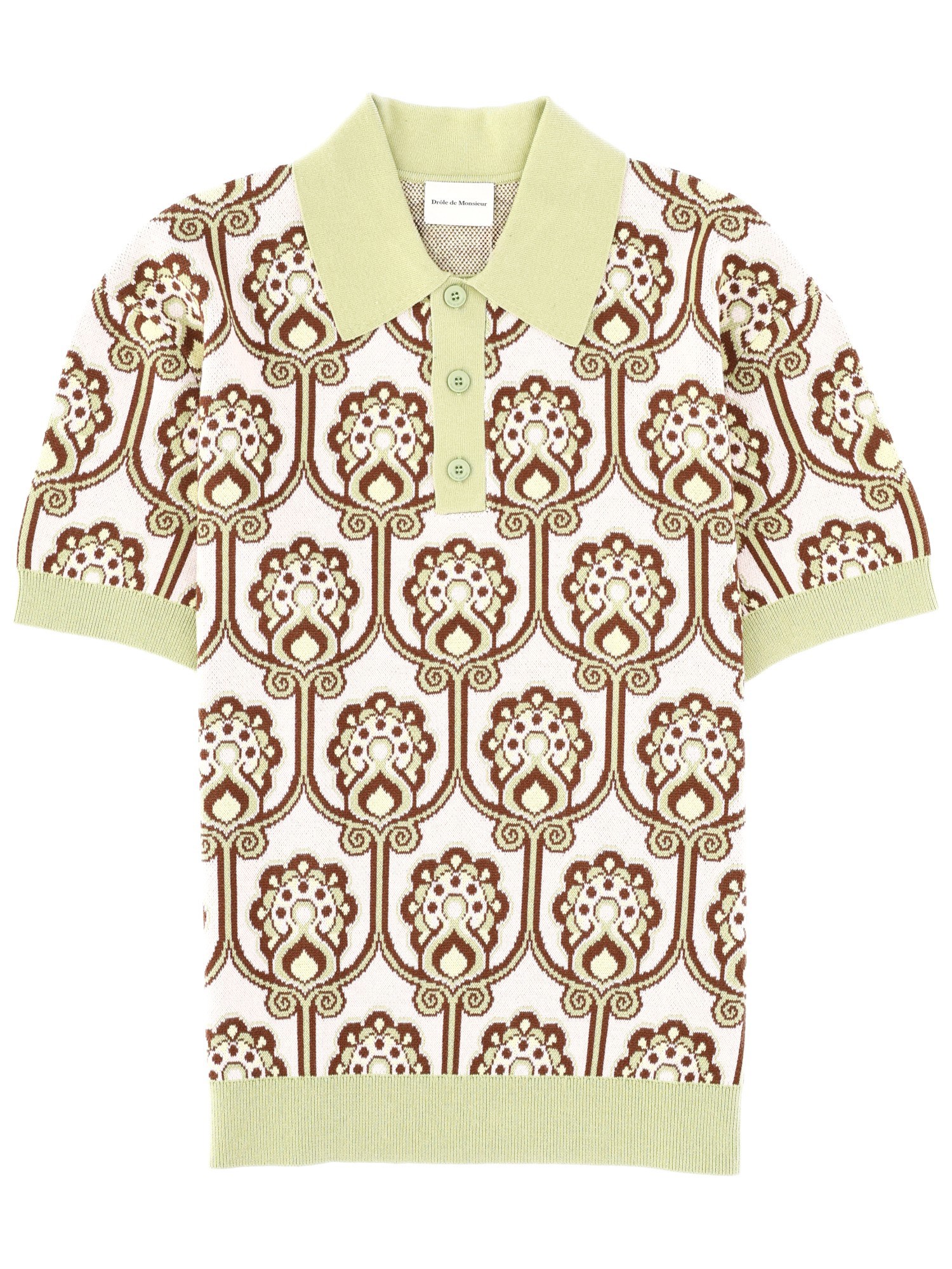 Polo shirt "maille tapisserie"