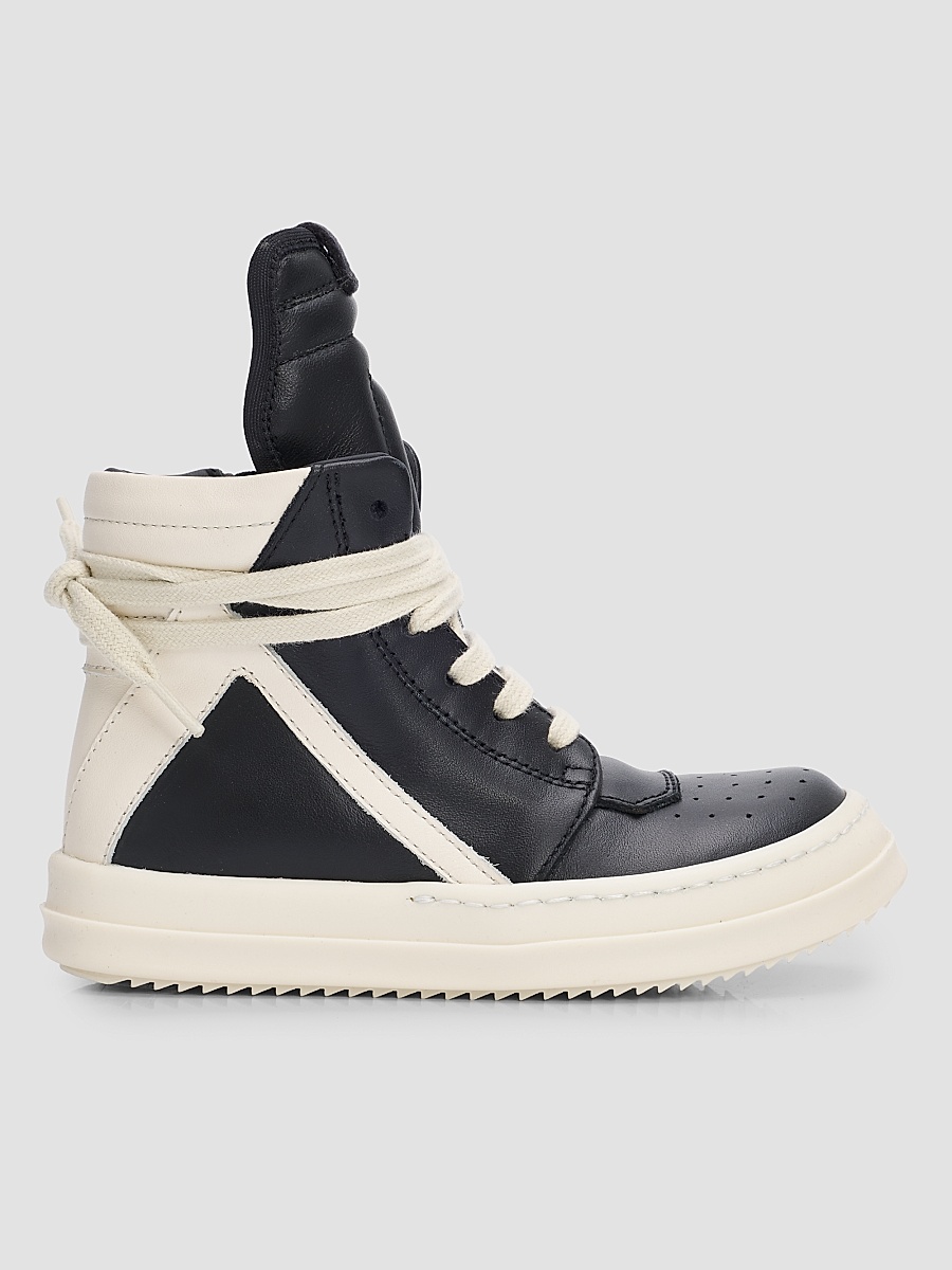Little Kid's & Kid'sGeobaskets Scarpe In Pelle High-Top Sneakers - Black